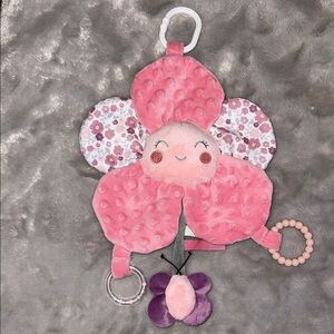 Pink Flower Sensory Baby Toy – Ages 0m+